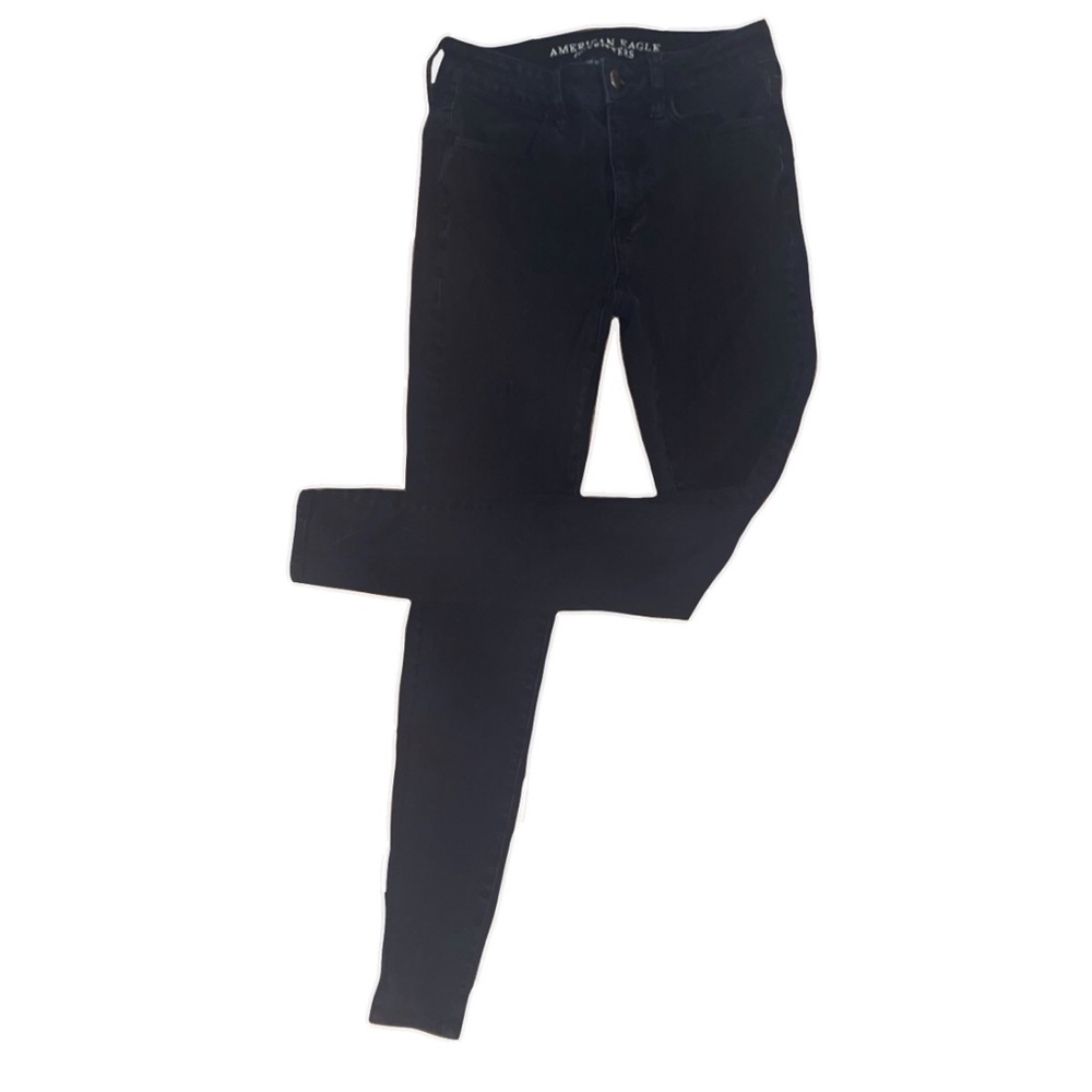 American Eagle Black Hi-Rise Jeggings